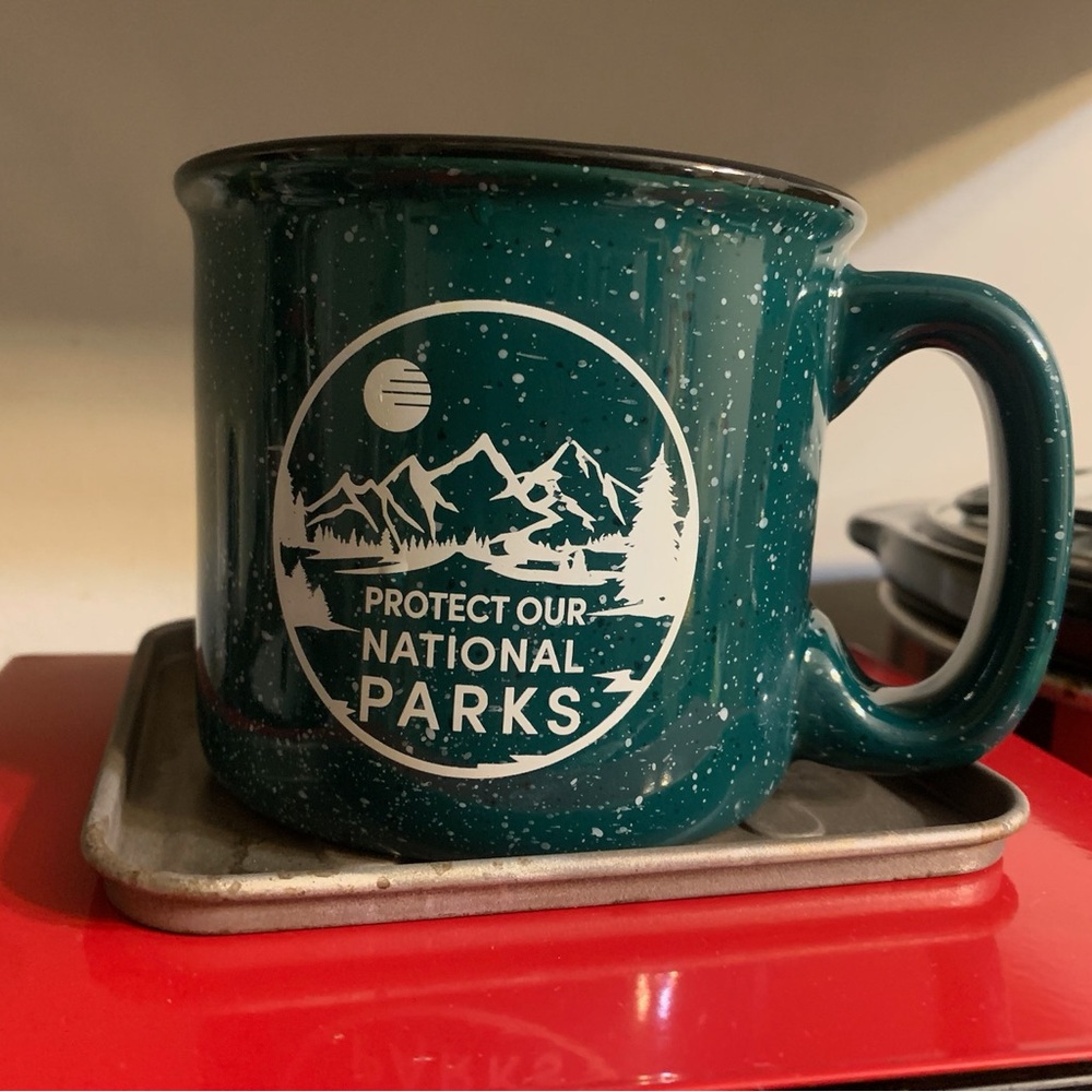 Protect Our National Parks Green Smokey Mountains Souvenir Coffee Mug
